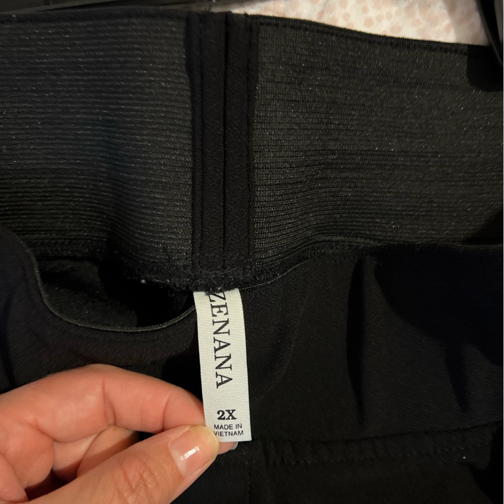 Stretchy work pants.